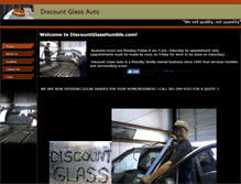 Tablet Screenshot of discountglasshumble.com